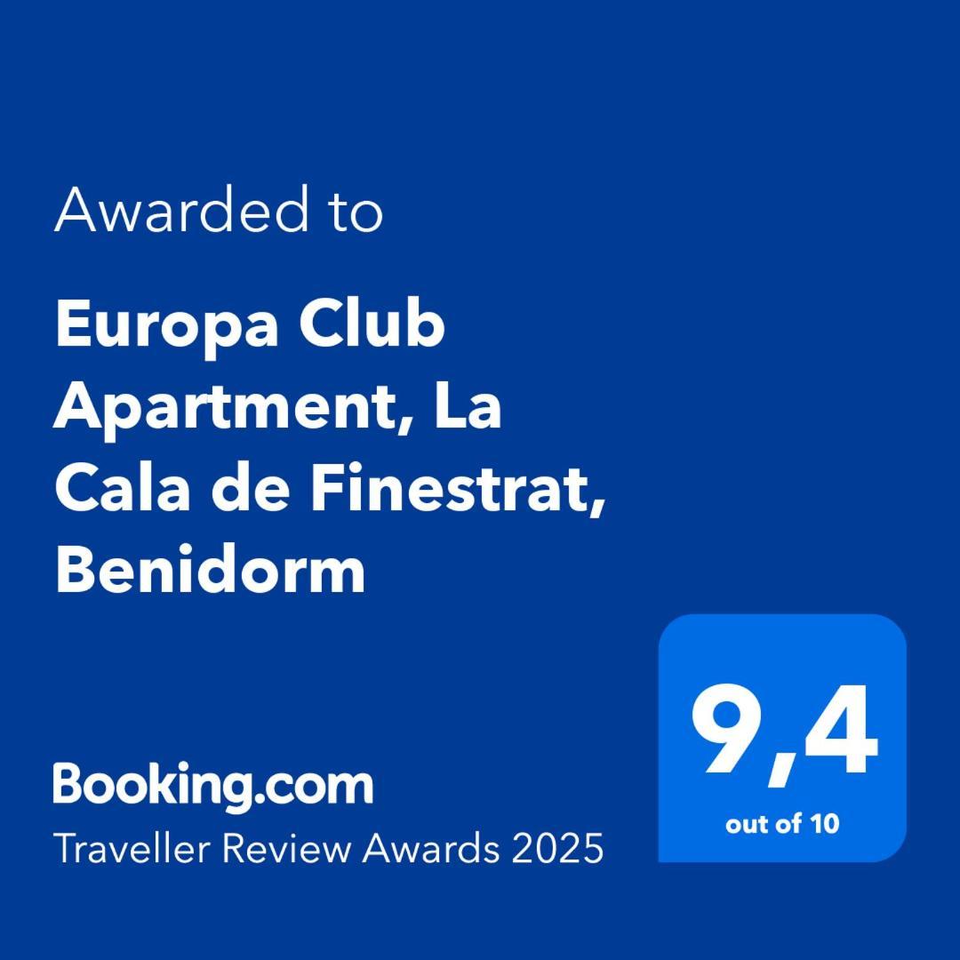 Europa Club Apartment, La Cala De Finestrat, Benidorm, Next To The Beach, Ground Floor, Air Cond Eksteriør bilde